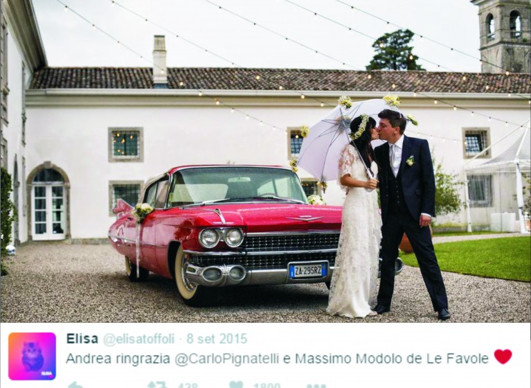 Favole Uomo - Matrimonio di Elisa Toffoli e Andrea Rigonat